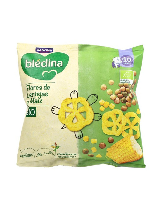 BLEDINA BIO SNACK FLORES DE LENTEJAS Y MAIZ 1 ENVASE 20 G