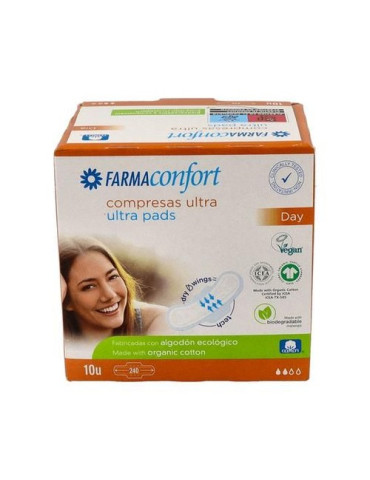 COMPRESAS FARMACONF DIA ALA 10 U