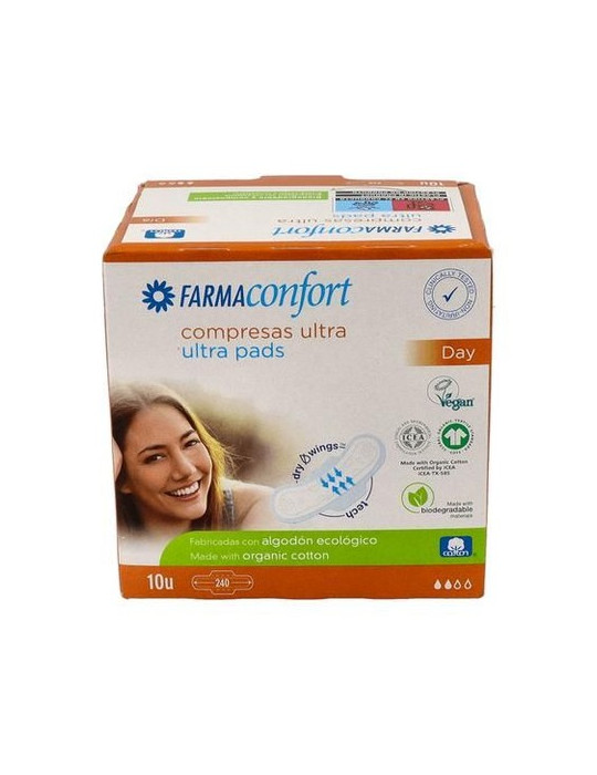 COMPRESAS FARMACONF DIA ALA 10 U