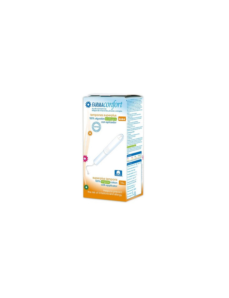 TAMPONES FARMACONF SUPERPLUS 14 CON APLICADOR