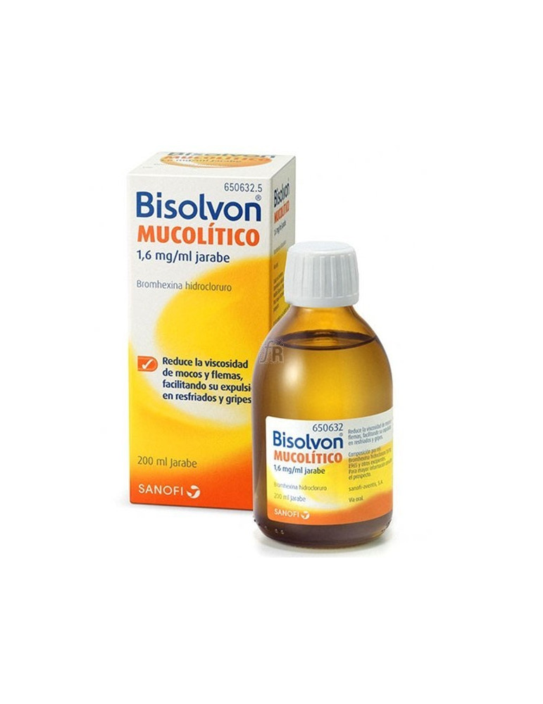 BISOLVON MUCOLITICO 1,6 MG/ML JARABE 1 FRASCO 200 ML