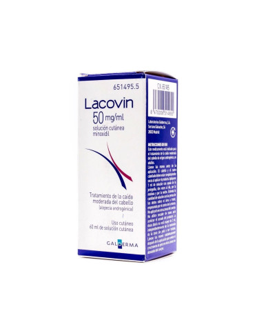 LACOVIN 50 MG/ML SOLUCION CUTANEA 1 FRASCO 60 ML