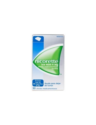 NICORETTE 4 MG 30 CHICLES MEDICAMENTOSOS