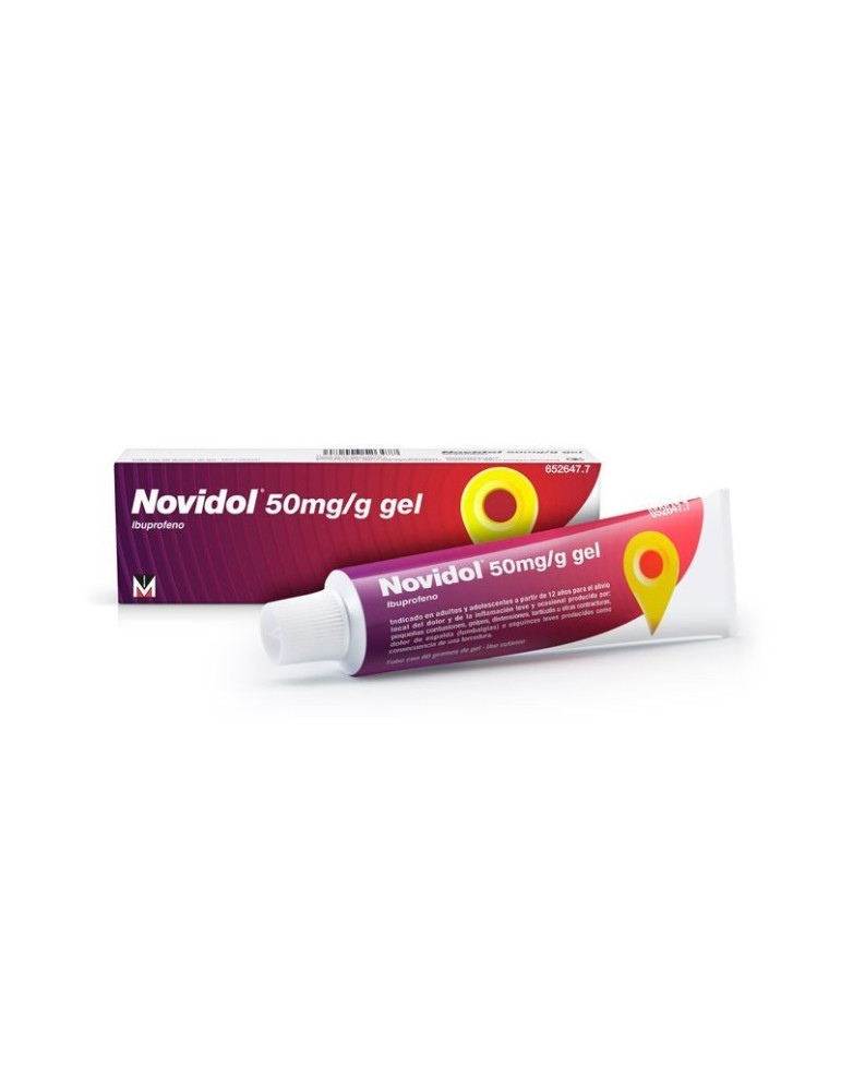 NOVIDOL 50 MG/G GEL CUTANEO 1 TUBO 60 G