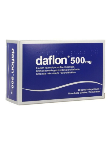 DAFLON 500 MG 60 COMPRIMIDOS RECUBIERTOS