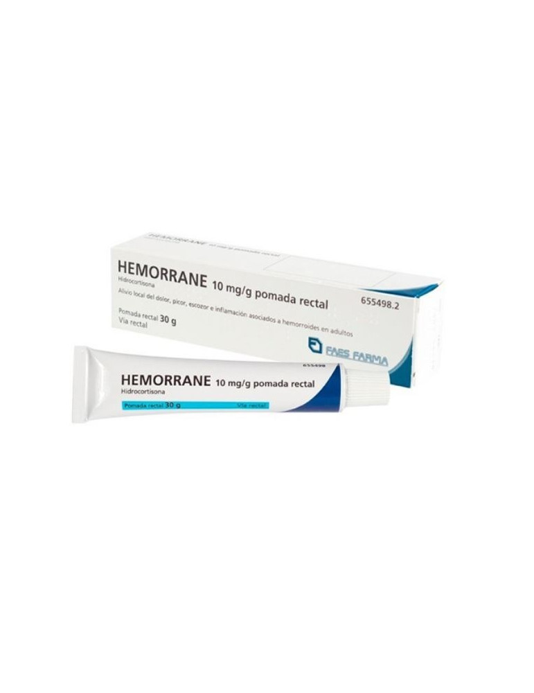 HEMORRANE 10 MG/G POMADA RECTAL 1 TUBO 30 G