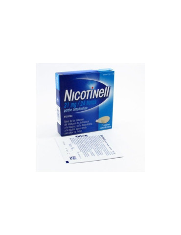 NICOTINELL 21 MG/24 H 7 PARCHES TRANSDERMICOS 52,5 MG