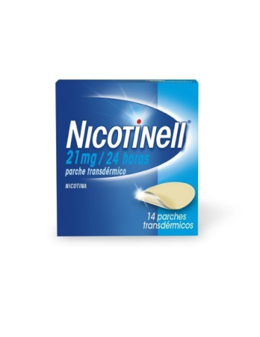 NICOTINELL 21 MG/24 H 14 PARCHES TRANSDERMICOS 52,5 MG