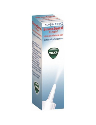 NASALVICKS 0,5 MG/ML SOLUCION PARA PULVERIZACION NASAL 1 FRASCO 15 ML