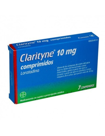 CLARITYNE 10 MG 7 COMPRIMIDOS