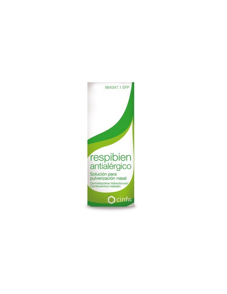 RESPIBIEN ANTIALERGICO 0,5 MG/ML + 0,5 MG/ML SOLUCION PARA PULVERIZACION NASAL 1 FRASCO 15 ML