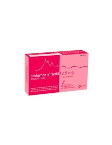 CINFAMAR INFANTIL 12,5 MG 12 SOBRES SOLUCION ORAL 5 ML