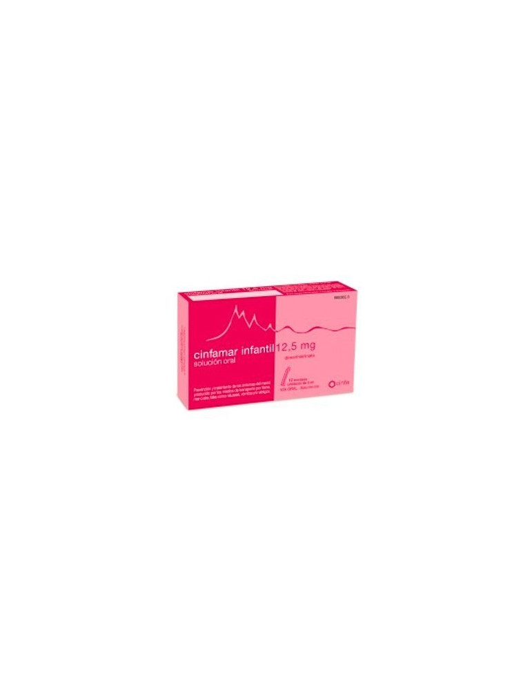 CINFAMAR INFANTIL 12,5 MG 12 SOBRES SOLUCION ORAL 5 ML