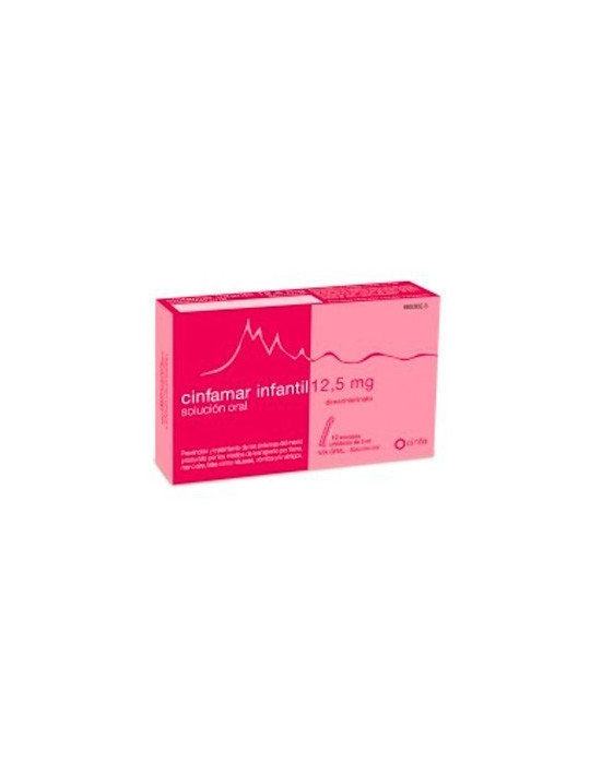 CINFAMAR INFANTIL 12,5 MG 12 SOBRES SOLUCION ORAL 5 ML