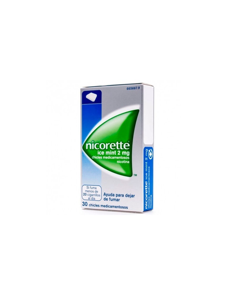 NICORETTE ICE MINT 2 MG 30 CHICLES MEDICAMENTOSOS