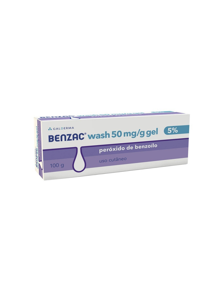 BENZAC WASH 50 MG/G GEL CUTANEO 1 TUBO 100 G