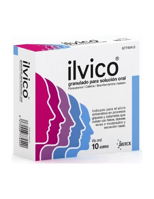 ILVICO 10 SOBRES GRANULADO PARA SOLUCION ORAL