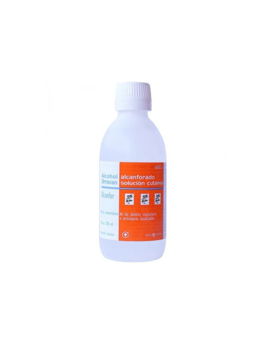 ALCOHOL ALCANFORADO REIG JOFRE 100 MG/ML SOLUCION CUTANEA 1 FRASCO 250 ML
