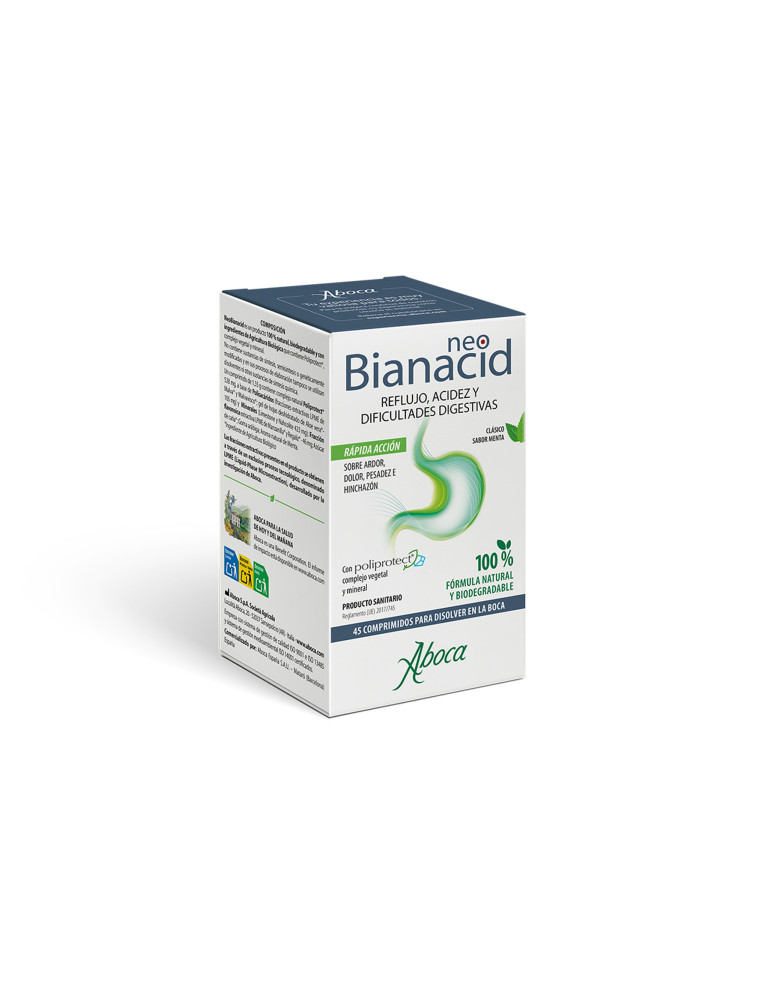ABOCA NEOBIANACID ACIDEZ Y REFLUJO 45 COMP MASTICABLES