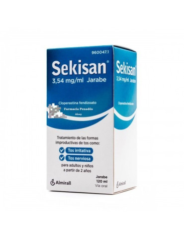 SEKISAN 3,54 MG/ML JARABE 1 FRASCO 200 ML