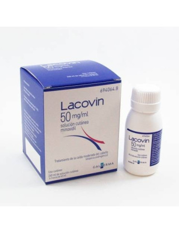 LACOVIN 50 MG/ML SOLUCION CUTANEA 4 FRASCOS 60 ML