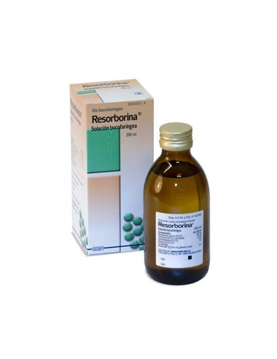 RESORBORINA SOLUCION BUCAL 1 FRASCO 200 ML