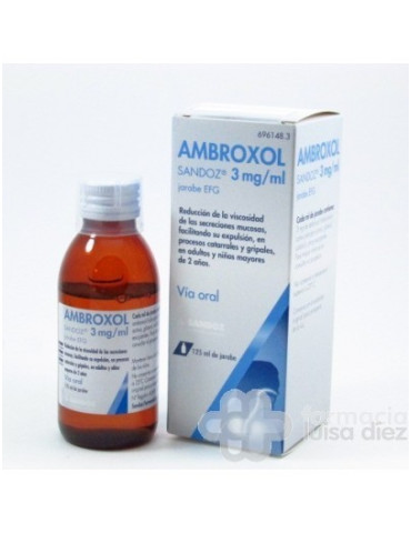 AMBROXOL SANDOZ CARE EFG 3 MG/ML JARABE 1 FRASCO 125 ML