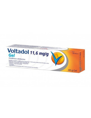 VOLTADOL 11,6 MG/G GEL CUTANEO 1 TUBO 60 G