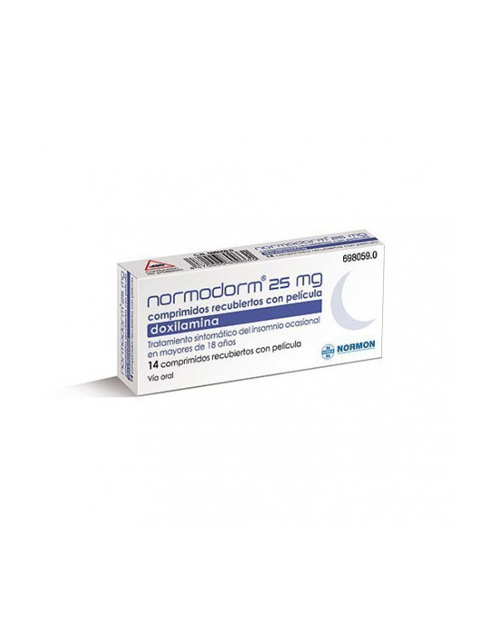 NORMODORM 25 MG 14 COMPRIMIDOS RECUBIERTOS