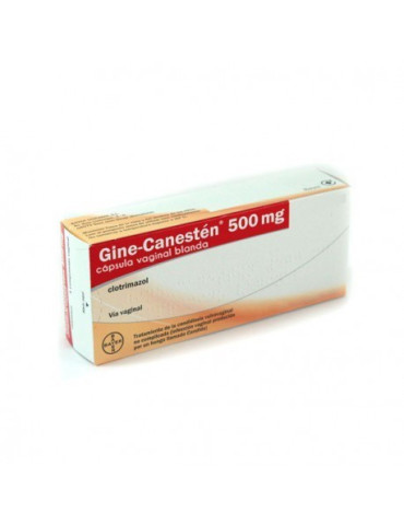GINE-CANESTEN 500 MG 1 CAPSULA VAGINAL BLANDA