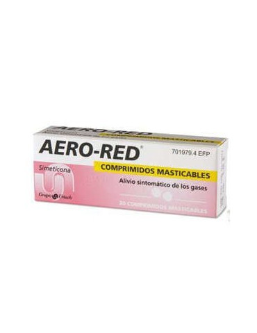 AERO RED 40 MG 30 COMPRIMIDOS MASTICABLES