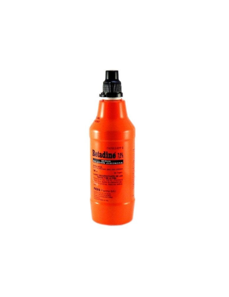 BETADINE JABONOSO 75 MG/ML SOLUCION CUTANEA 1 FRASCO 500 ML
