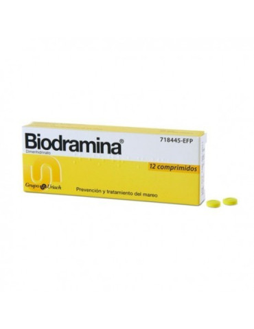 BIODRAMINA 50 MG 12 COMPRIMIDOS