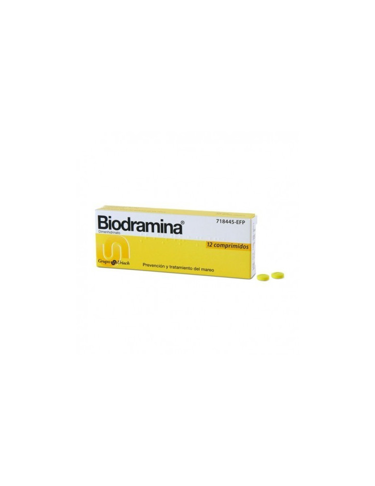 BIODRAMINA 50 MG 12 COMPRIMIDOS