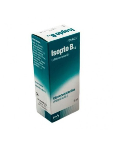 ISOPTO B12 0,5 MG/ML COLIRIO EN SOLUCION 1 FRASCO 5 ML