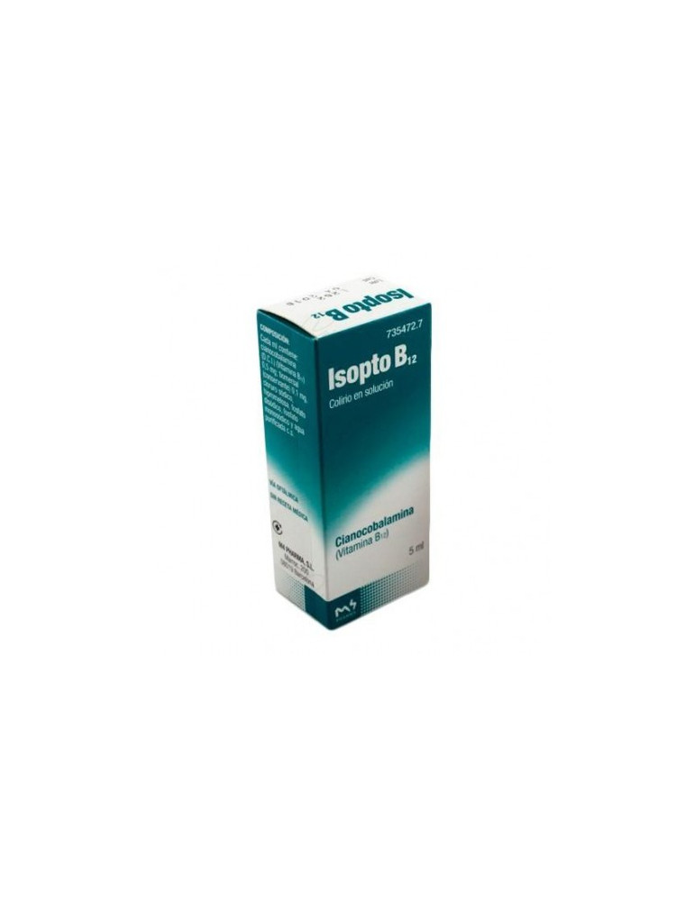 ISOPTO B12 0,5 MG/ML COLIRIO EN SOLUCION 1 FRASCO 5 ML