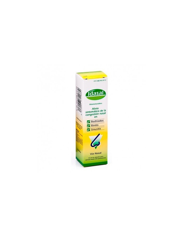 IDASAL 1 MG/ML SOLUCION PARA PULVERIZACION NASAL 1 FRASCO 15 ML