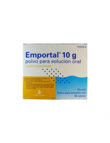 EMPORTAL 10 G 50 SOBRES POLVO PARA SOLUCION ORAL