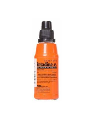BETADINE JABONOSO 40 MG/ML SOLUCION CUTANEA 1 FRASCO 125 ML