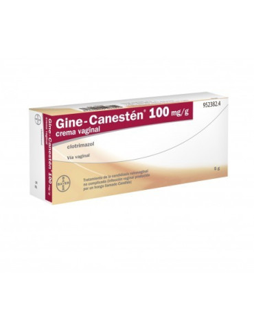 GINE-CANESTEN 100 MG/G CREMA VAGINAL 1 TUBO 5 G