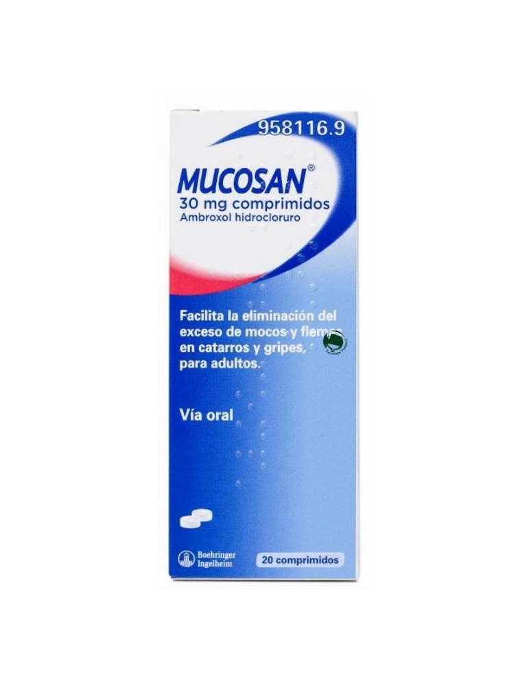 MUCOSAN 30 MG 20 COMPRIMIDOS