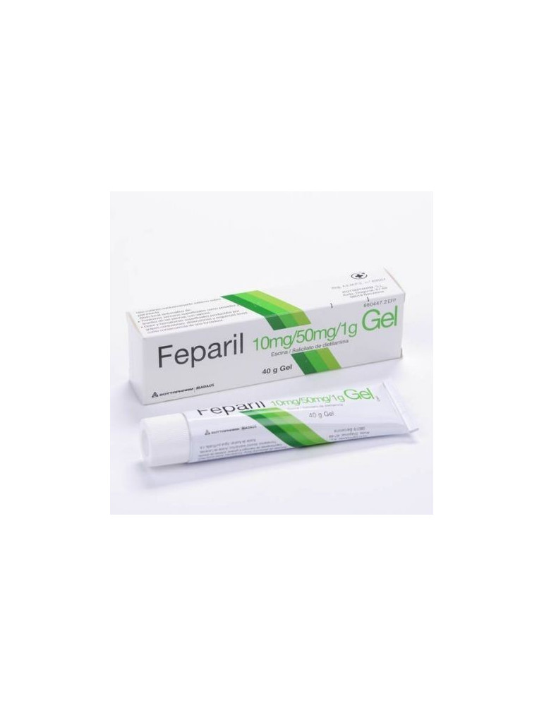 FEPARIL 10 MG/G + 50 MG/G GEL CUTANEO 1 TUBO 40 G