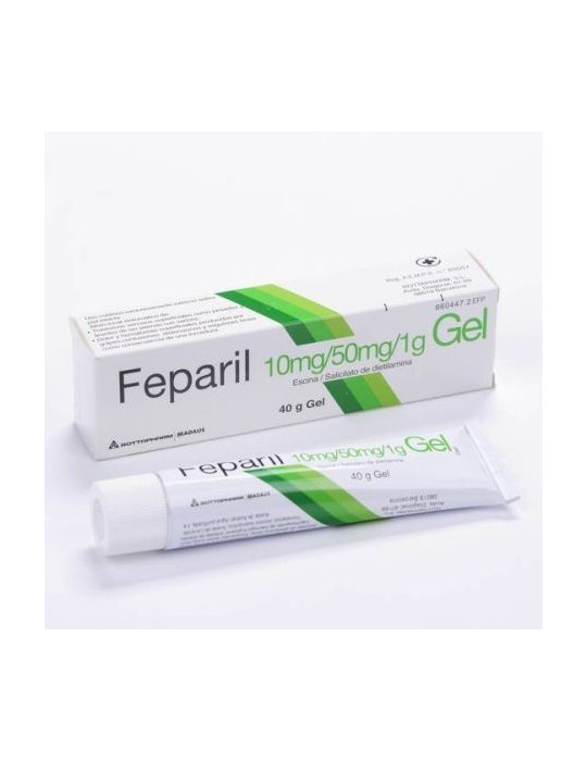FEPARIL 10 MG/G + 50 MG/G GEL CUTANEO 1 TUBO 40 G