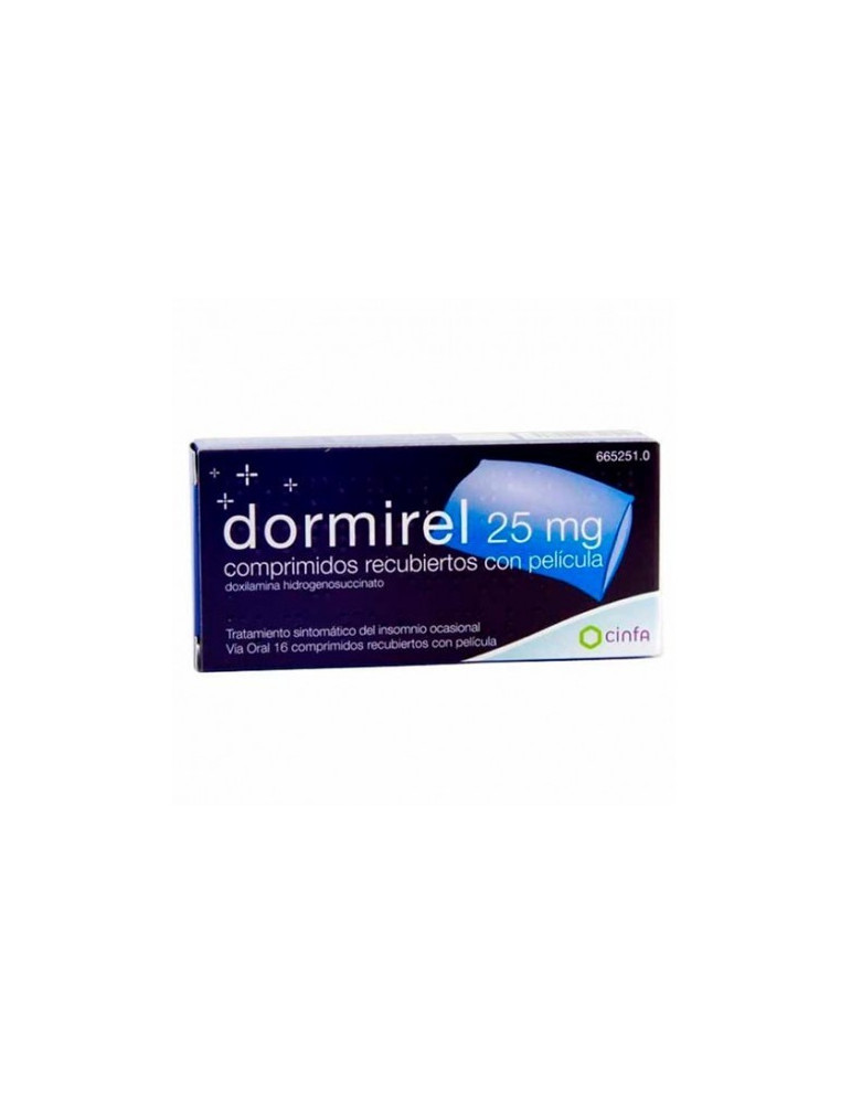 DORMIREL FORTE 25 MG 16 COMPRIMIDOS RECUBIERTOS