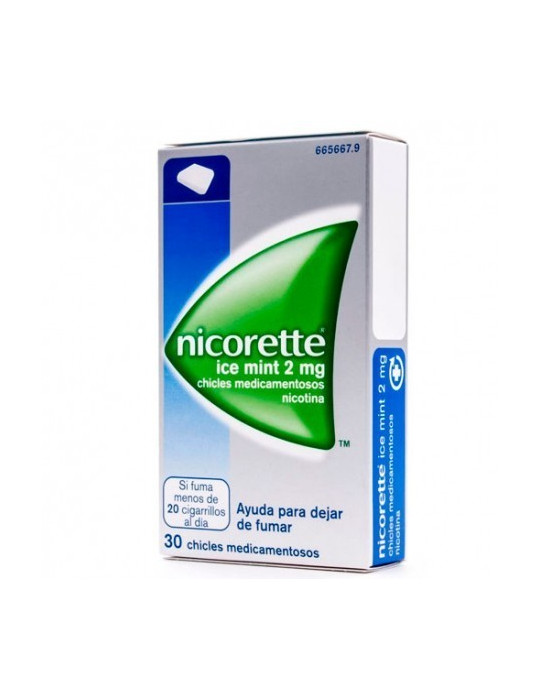NICORETTE ICE MINT 2 MG 30 CHICLES MEDICAMENTOSOS