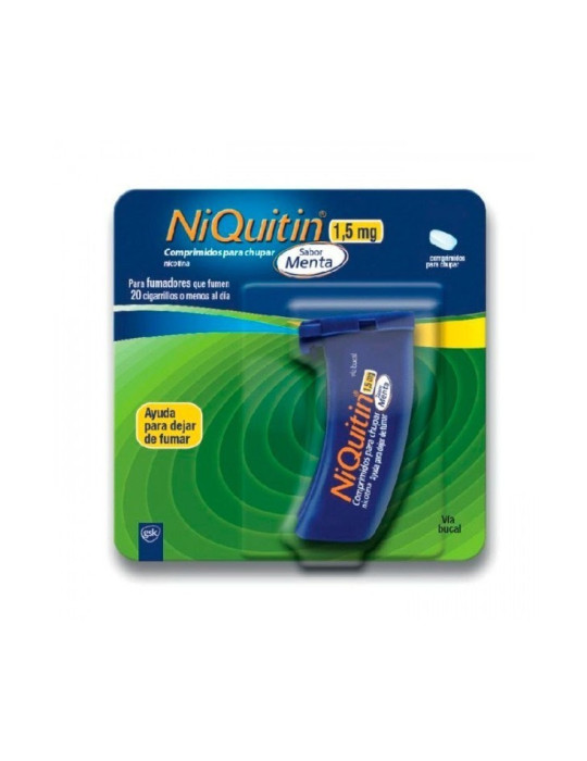 NIQUITIN 1,5 MG 20 COMPRIMIDOS PARA CHUPAR (SABOR MENTA)