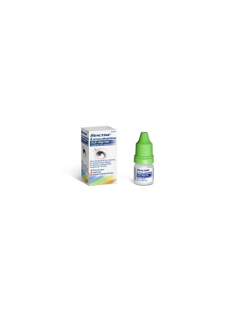 REACTINE LEVOCABASTINA 0,5 MG/ML COLIRIO EN SUSPENSION 1 FRASCO 4 ML