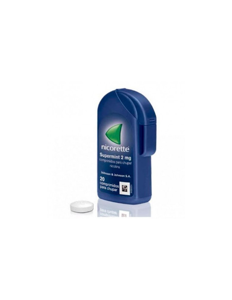 NICORETTE SUPERMINT EFG 2 MG 20 COMPRIMIDOS PARA CHUPAR