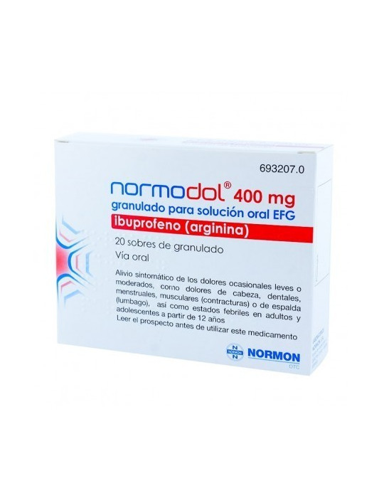 DIFENADOL RAPID EFG 400 MG 20 SOBRES GRANULADO PARA SOLUCION ORAL