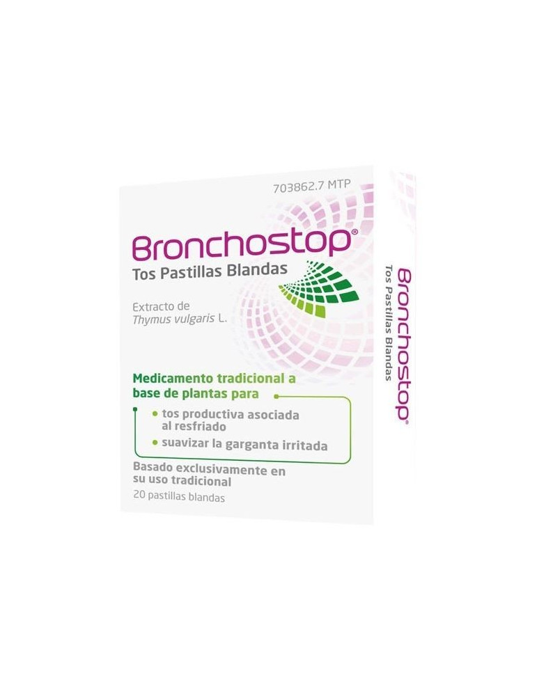 BRONCHOSTOP TOS 20 PASTILLAS BLANDAS PARA CHUPAR